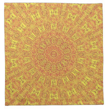 EARTH Element Contours Pattern Cloth Napkins