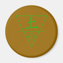 Earth Element Refrigerator Magnet