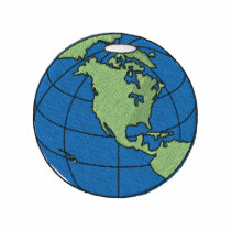 Earth embroidered shirts