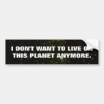 Earth Emigration Bumper Sticker