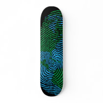 Earth Fingerprint Skateboard