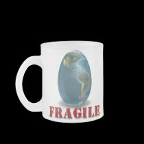 Earth Fragile Mug mugs