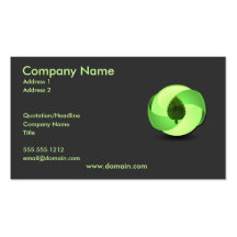 Earth Friendly Business Card