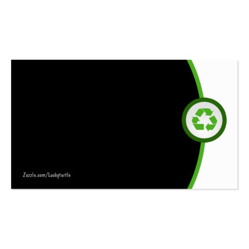 Earth Friendly Business Cards (back side)