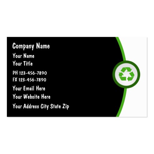 Earth Friendly Business Cards