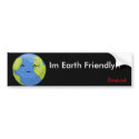 earth friendly sticker bumper stickers