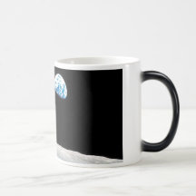Earth from Space Apollo 8 Morphing Mug