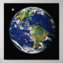 Earth from space poster