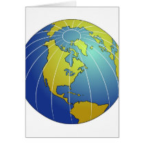 Earth Globe Card