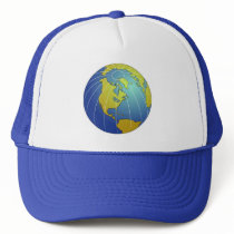 Earth Globe hats by prawny Earth Globe hats