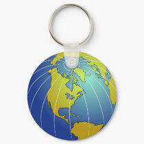 Earth Globe keychains