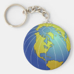 Earth Globe Keychain