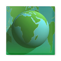 Earth Globe magnets