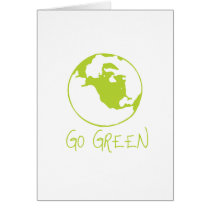 EARTH - GO GREEN CARD