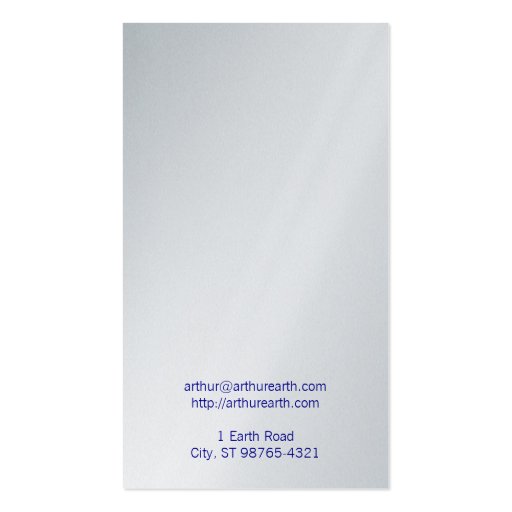 Earth Graphic Business Card Templates (back side)