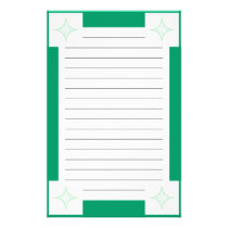 Earth (green) stationery