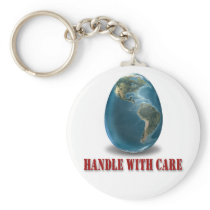 Earth Handle With Care Keychain