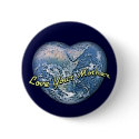 Earth Heart Love Your Mother buttons by JaZilla Earth Heart Love Your Mother buttons
