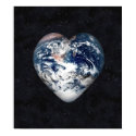 Earth heart stars poster posters