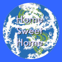 Earth, Home Sweet Home stickers