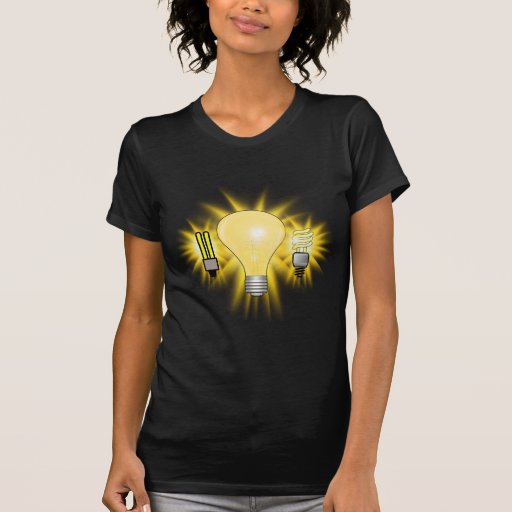Earth Hour - 2u, Energy saver & Regular Bulb Tee Shirt