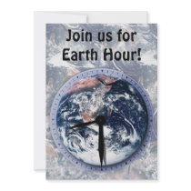 Earth Hour Clock 8:30pm Invite