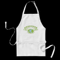 Earth in Art Nouveau Vines aprons