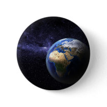Earth in space button