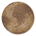earth-inversed round stickers