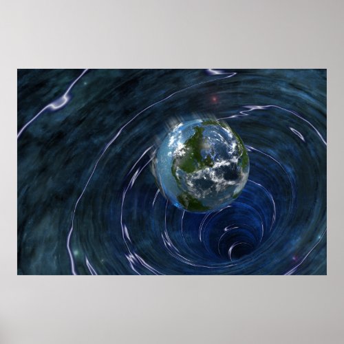 Earth is in trouble print