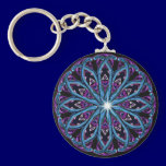 Earth Kaleidoscope Abstract keychains
