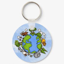 earth keychains