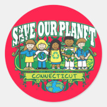 Earth Kids Connecticut Sticker