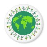 Earth Kids Refrigerator Magnet