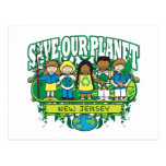 Earth Kids New Jersey Postcard