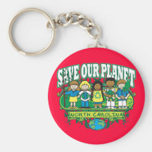 Earth Kids North Carolina Key Chains