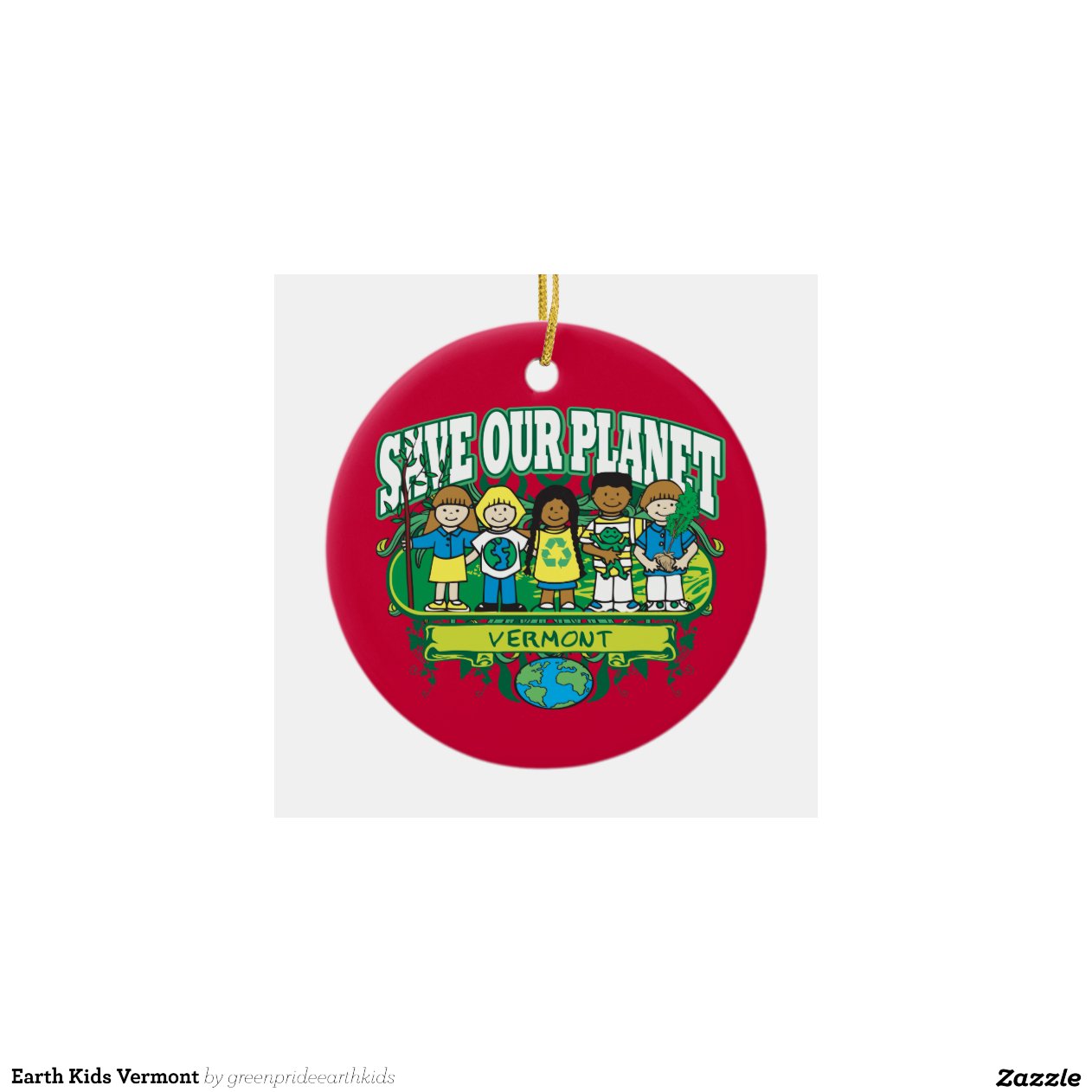 earth kids vermont christmas ornament zazzle earth kids vermont christmas ornament zazzle