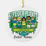 Earth Kids Virginia Christmas Ornament