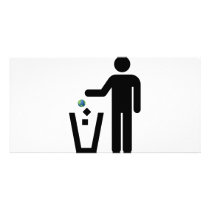 Earth Litter Disposal photo cards