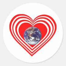 Earth Love Stickers