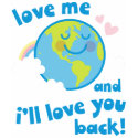 Earth Love t-shirts by globitron Earth Love t-shirts