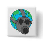 Earth (Masked) Pinback Buttons