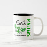 Earth Matters Butterfly Environmental Awareness Mug