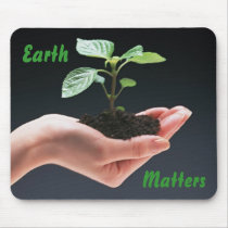 Earth Matters Mousepad by deesbasenjis Earth Matters Mousepad