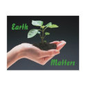 Earth Matters Postcard by deesbasenjis Earth Matters Postcard