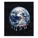Earth Meltdown Custom Poster posters