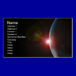 EARTH MORNING 688 SPACE PLANETS SUNRISE BEAUTY business cards