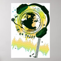 Earth_Music Print