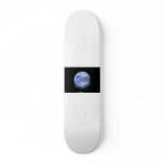 Earth Over Flooded Water Ripples Skate Board