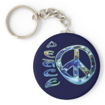 Earth Peace Keychain
